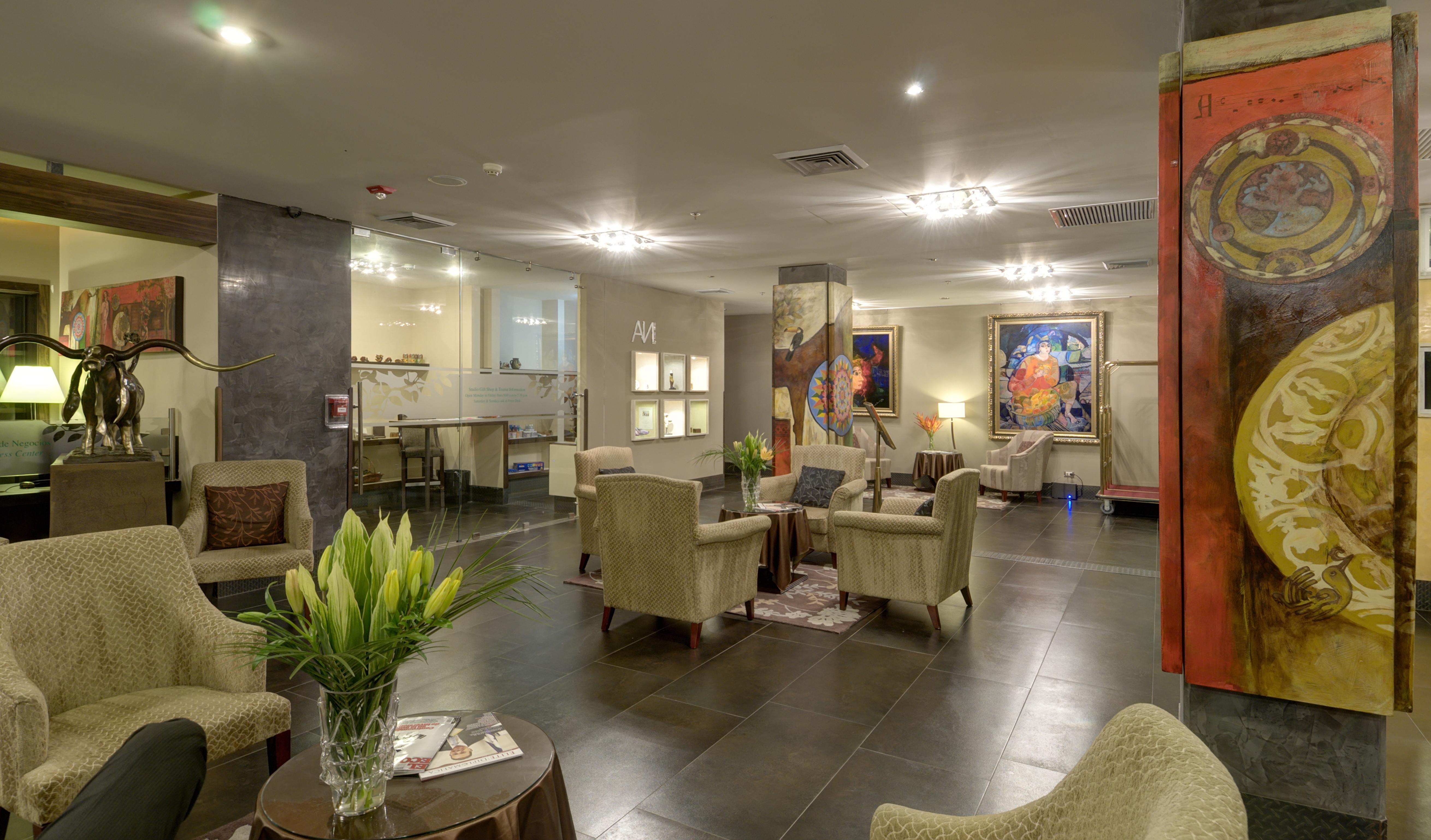 Studio Hotel Boutique San Jose  Eksteriør bilde Lobby